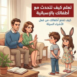تكلم الإسبانية من أول يوم: 1000 عبارة إسبانية ضرورية (الجزء 2) - كتاب PDF للعائلة (إسباني - عربي)