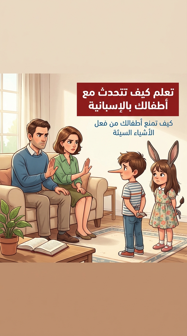 تكلم الإسبانية من أول يوم: 1000 عبارة إسبانية ضرورية (الجزء 2) - كتاب PDF للعائلة (إسباني - عربي)