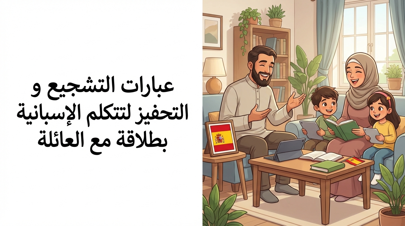 تكلم الإسبانية من أول يوم: 1000 عبارة إسبانية ضرورية (الجزء 3) - كتاب PDF للعائلة (إسباني - عربي)