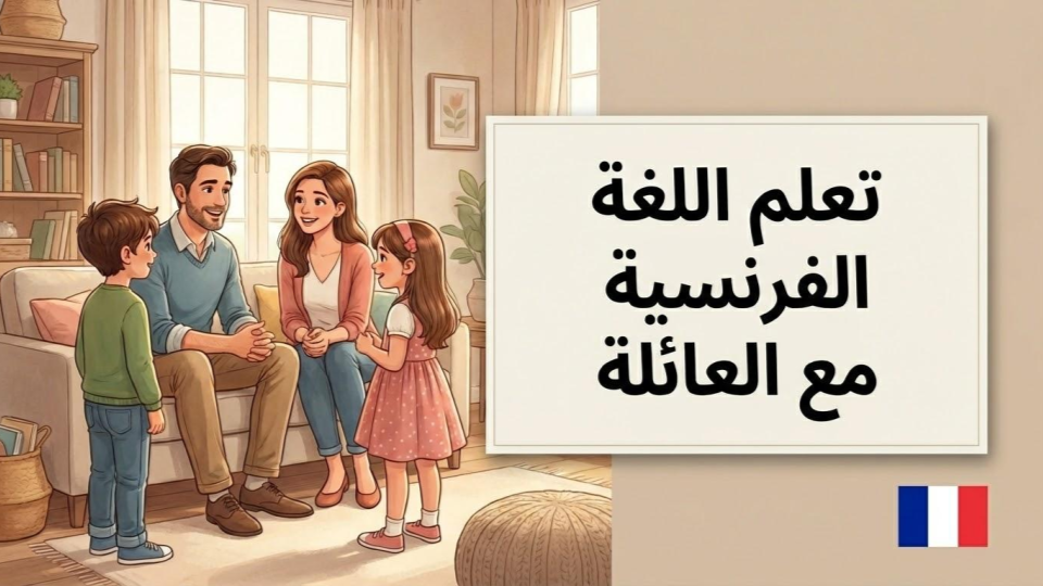 تكلم الفرنسية من أول يوم: 1000 عبارة فرنسية ضرورية (الجزء 1) - كتاب PDF للعائلة (فرنسي - عربي)