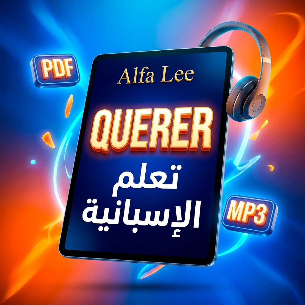 تعلم تصريف الفعل Querer في اللغة الإسبانية | أمثلة ونطق (PDF + MP3)