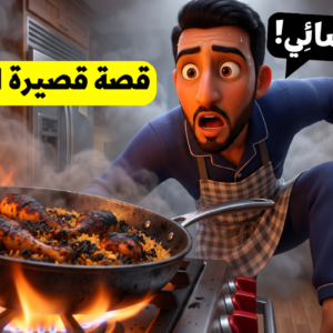 تعلم اللغة الإسبانية بقصة قصيرة للمبتدئين من الصفر (A1-A2) – احترق العشاء! 🔥