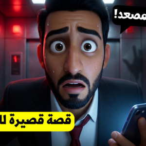 تعلم اللغة الفرنسية بقصة قصيرة للمبتدئين من الصفر (A1-A2) – عالق في المصعد! 😱