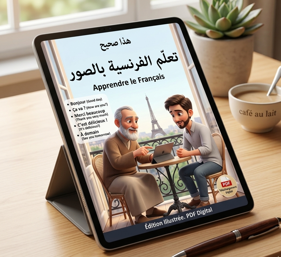 إتقان المحادثة الفرنسية: أهم العبارات اليومية بالصور (كتاب PDF)